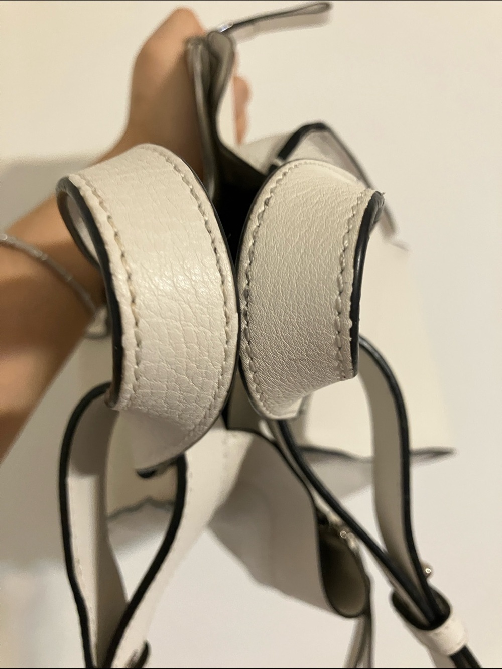Loewe White Leather Hammock Bag - Picture 8 of 9